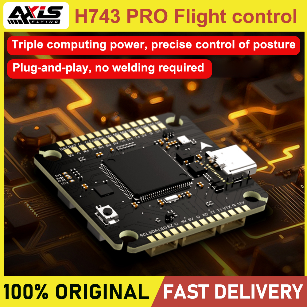 Fpv Drone Flight Controller - Controlador de Voo Axisflying H743 PRO