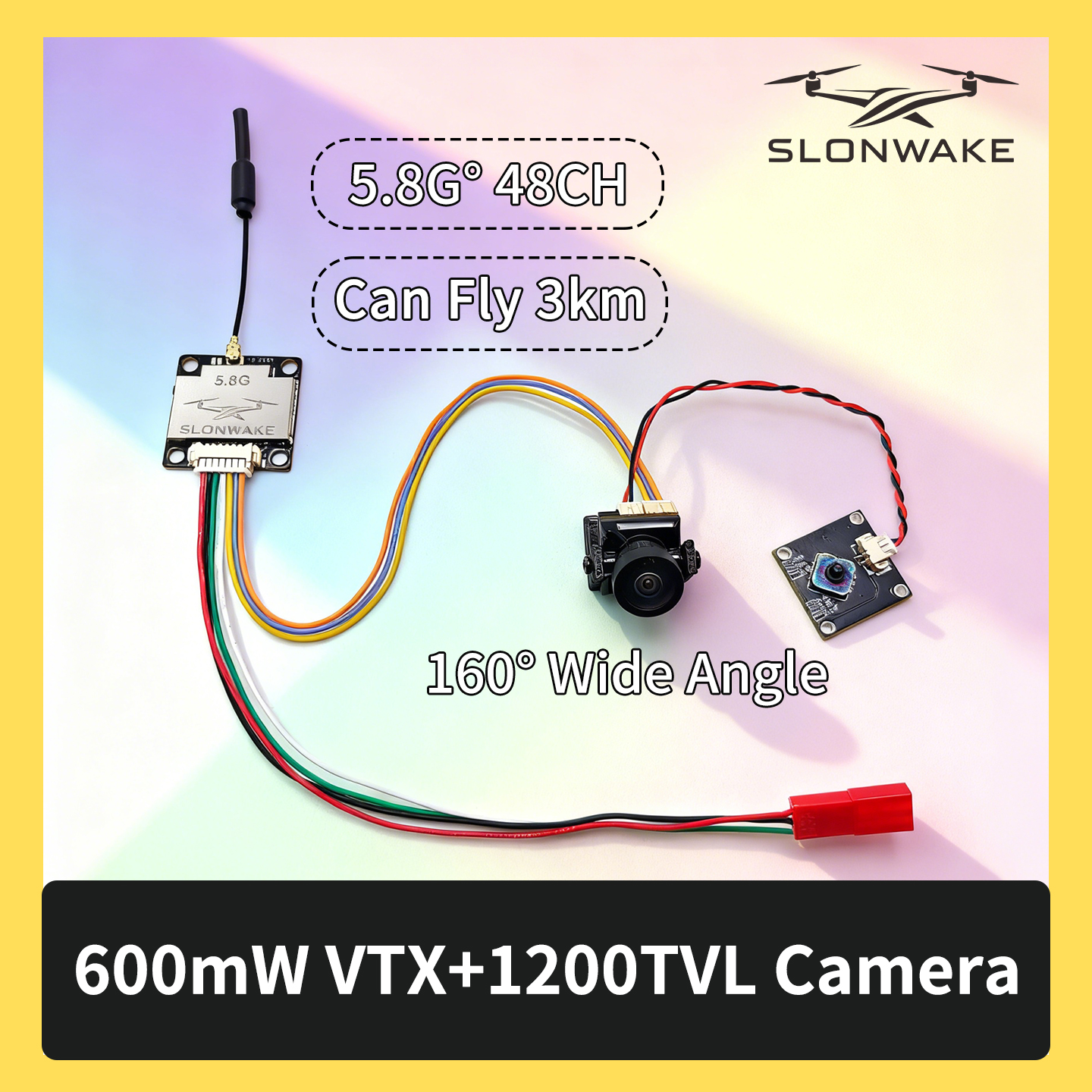Fpv Drone Receiver - SLONWAKE 5.8G 600mW 7-24V FPV Kit