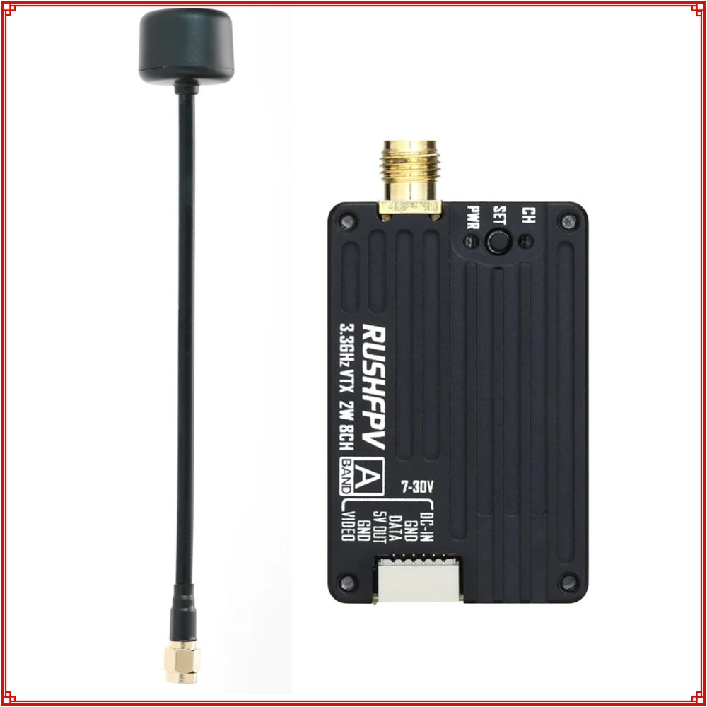 Fpv Drone Receiver - Novo Transmissor RUSHFPV 3.3G 2W VTX