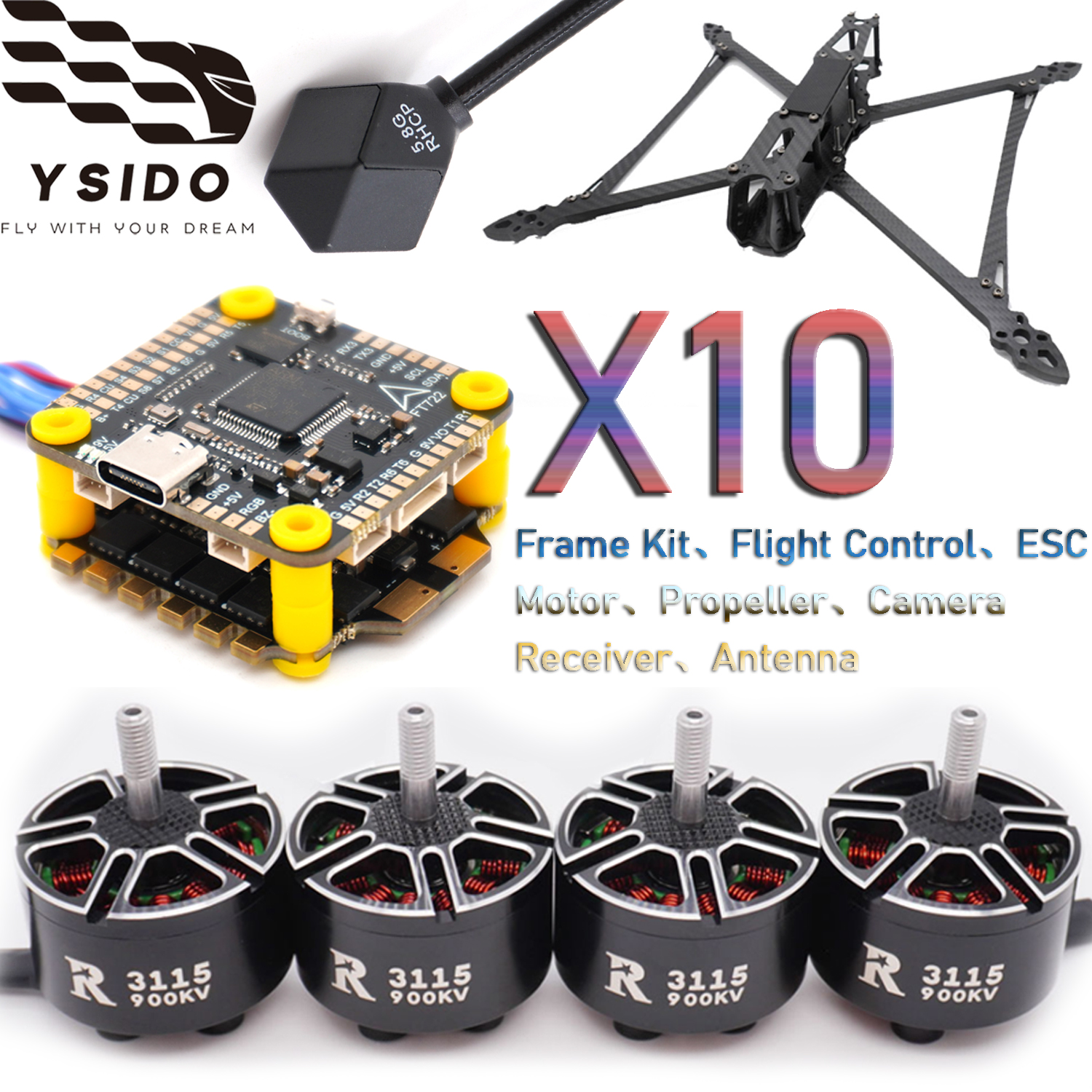 Fpv Drone Tool Kit - Conjunto de Quadro de Drone RC