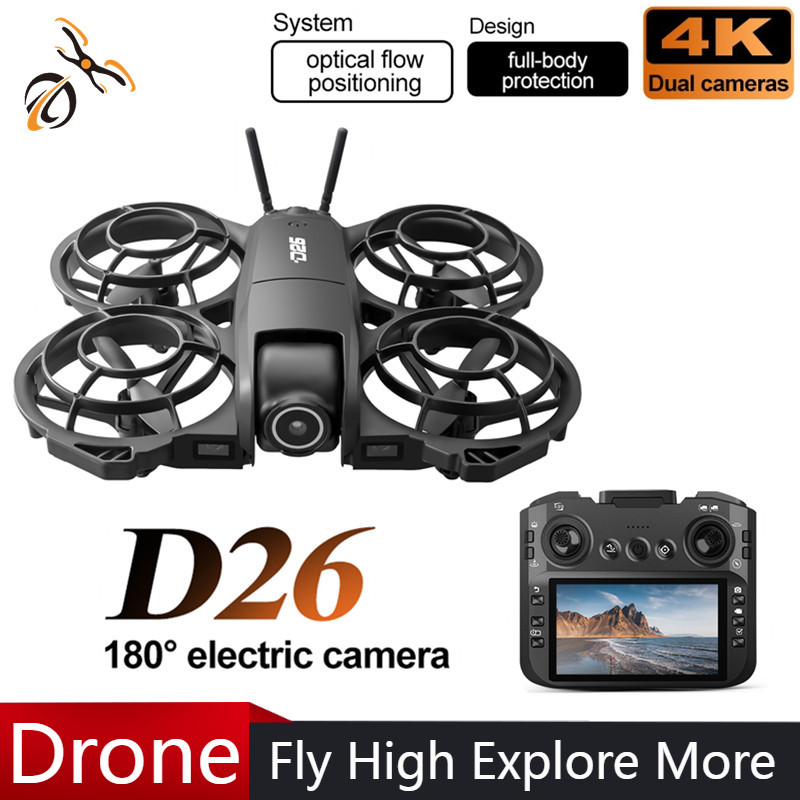 Fpv Drone Charger - Drone D26 4K Aéreo HD 180