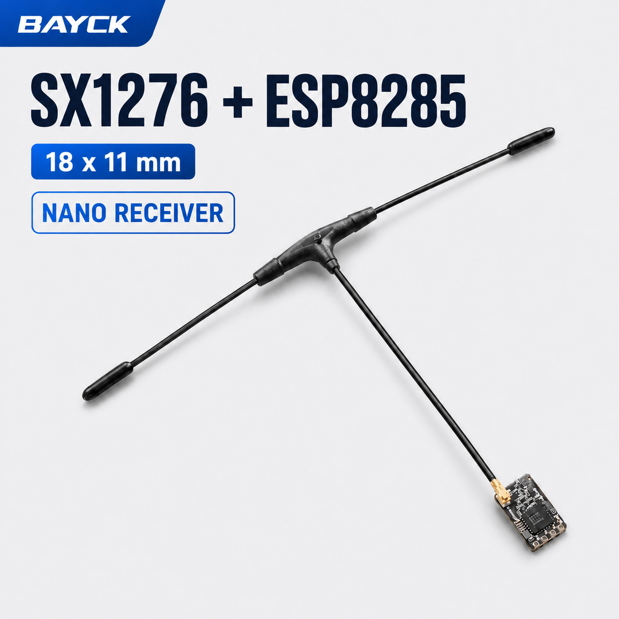 Fpv Drone Flight Controller - Receptor Nano BAYCK ExpressLRS 915MHz 0.6g
