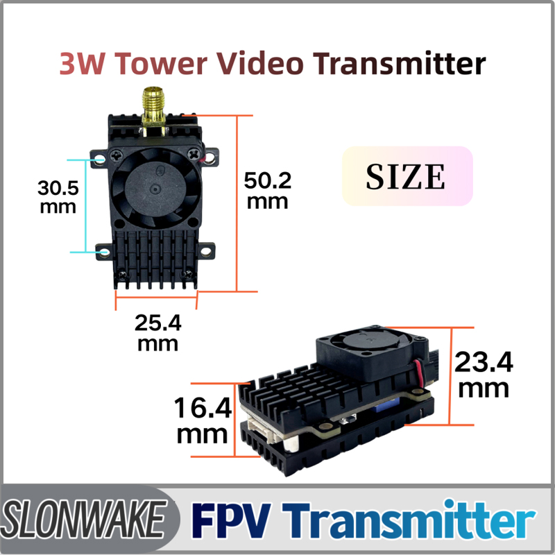 Fpv Drone Frame - SLONWAKE 5.8G 3000mW Simulação VTX FPV