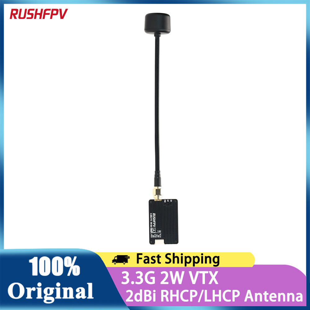 Fpv Drone Antenna - RUSHFPV 3.3G 2W VTX Transmissor de