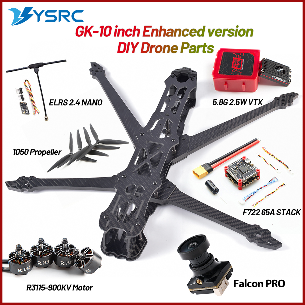 Fpv Drone Kit - GK-V3 10 polegada 435mm distância entre