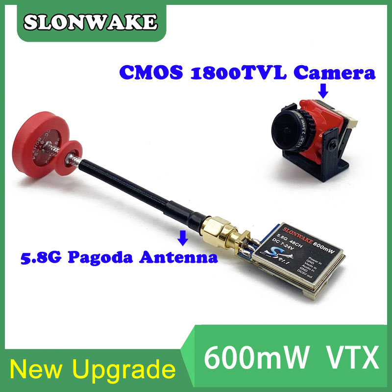 5.8g 48ch 600mw ajustável VTX- - Fpv Drone Receiver avaliação e preço