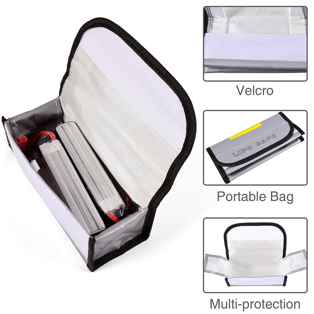 Lipo guarda bateria saco segur - Fpv Drone Bag avaliação e preço