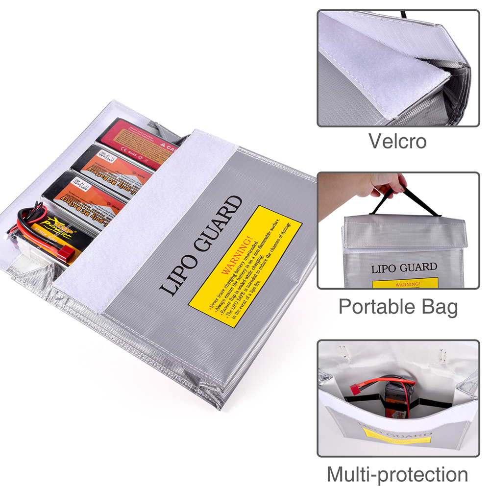 Lipo guarda bateria saco segur - Fpv Drone Bag avaliação e preço