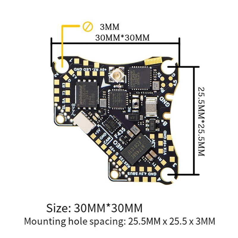 Controlador de Voo FBIL-F435 N - Fpv Drone Flight Controller avaliação e preço