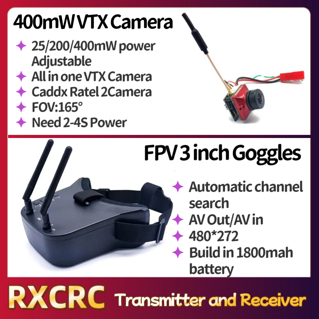 Transmissor de módulo RXCRC 5. - Fpv Drone Goggles avaliação e preço