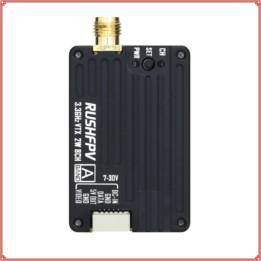 Novo Transmissor RUSHFPV 3.3G  - Fpv Drone Receiver avaliação e preço