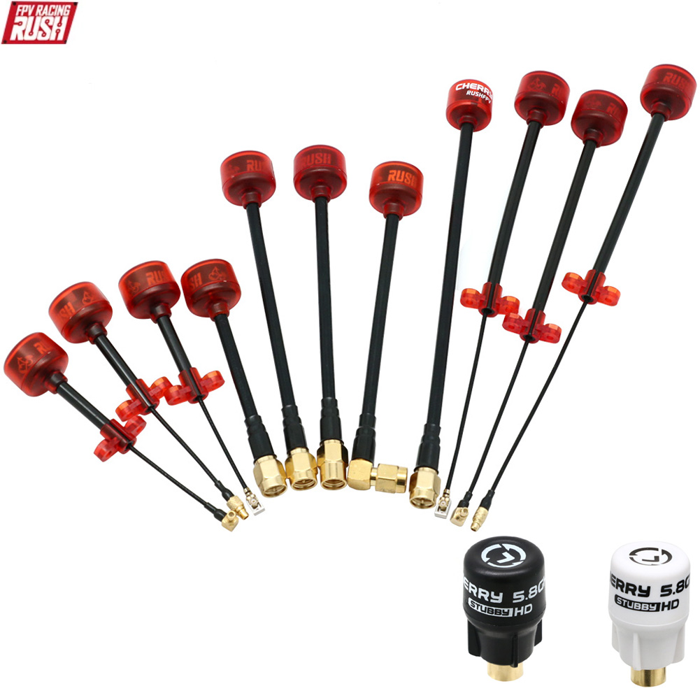 Rush cereja fpv 5.8g antena lh - Fpv Drone Receiver avaliação e preço