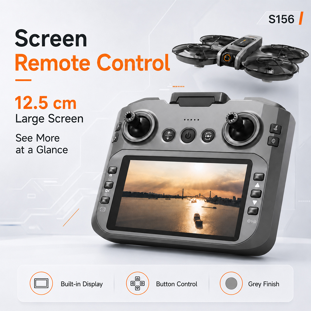 Drone RC ZNLYRION S156 com Câm - Fpv Drone Bag avaliação e preço