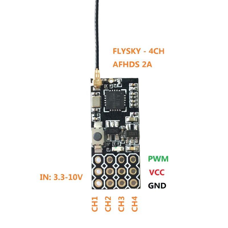 Receptor Mini Flysky FS2A 4CH  - Fpv Drone Battery avaliação e preço