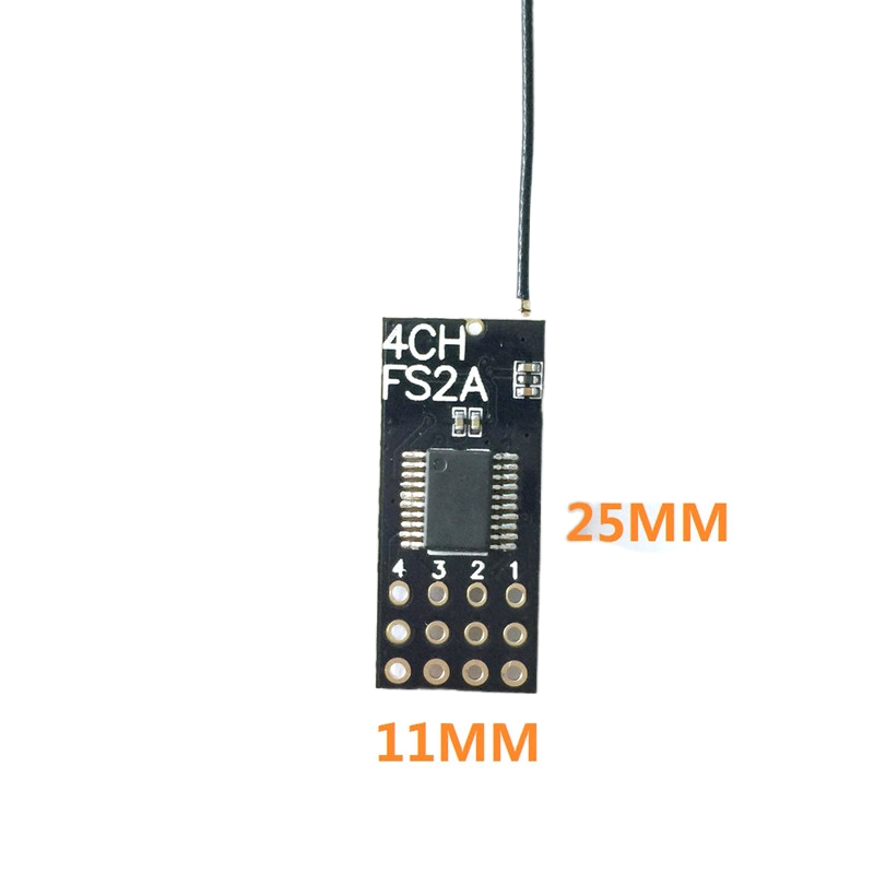 Receptor Mini Flysky FS2A 4CH  - Fpv Drone Battery avaliação e preço
