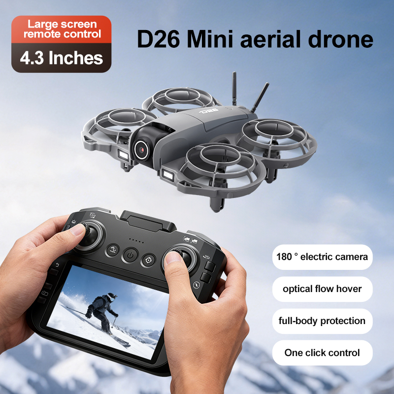 Drone D26 4K Aéreo HD 180 °    - Fpv Drone Charger avaliação e preço