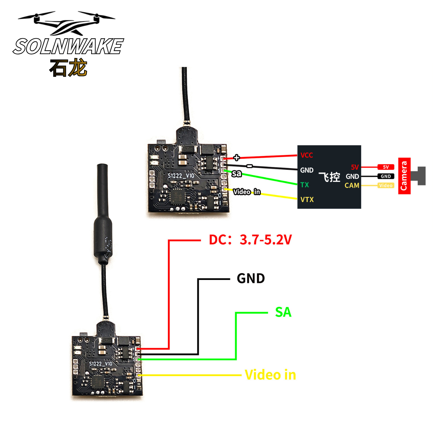 Transmissor Micro VTX SLONWAKE - Fpv Drone Receiver avaliação e preço