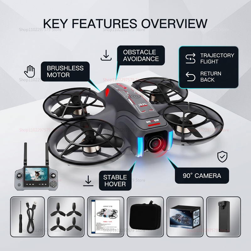 Novo Drone AE21 2026 com Câmer - Fpv Drone Charger avaliação e preço