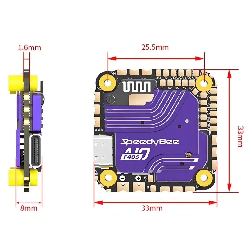 Controlador de Voo SpeedyBee F - Fpv Drone Flight Controller avaliação e preço