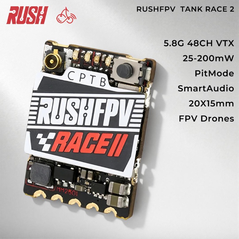 RushFPV 5.8GHz FPV VTX 48CH 25 - Fpv Drone Vtx avaliação e preço